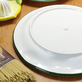 Amazon.co.jp: イタリア製 陶器 ディナープレート レリーフ